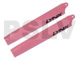 LX61356 - 130 X - Lynx Plastic Main Blade 135 mm - Pink Panther 